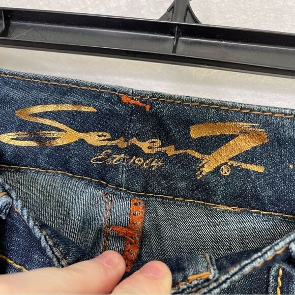SEVEN7 Dark Wash Bootcut Jeans 7/28 - Picture 4 of 7